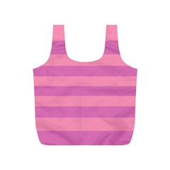 Pink Stripes Striped Design Pattern Full Print Recycle Bag (s) by Semog4