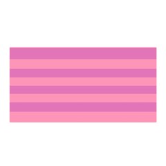 Pink Stripes Striped Design Pattern Satin Wrap 35  X 70  by Semog4