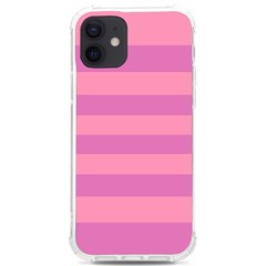 Pink Stripes Striped Design Pattern Iphone 12/12 Pro Tpu Uv Print Case by Semog4