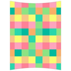 Checkerboard-pastel-squares- Back Support Cushion