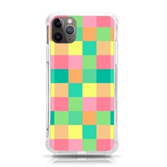 Checkerboard-pastel-squares- Iphone 11 Pro Max 6 5 Inch Tpu Uv Print Case by Semog4