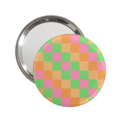 Checkerboard-pastel-squares 2 25  Handbag Mirrors by Semog4