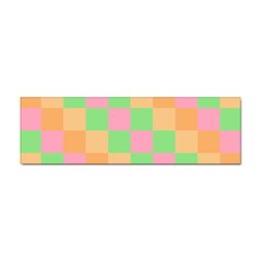 Checkerboard-pastel-squares Sticker Bumper (100 Pack) by Semog4