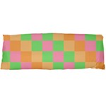 Checkerboard-pastel-squares Body Pillow Case Dakimakura (Two Sides) Front