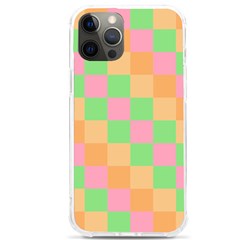 Checkerboard-pastel-squares Iphone 12 Pro Max Tpu Uv Print Case by Semog4