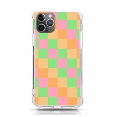 Checkerboard-pastel-squares Iphone 11 Pro 5 8 Inch Tpu Uv Print Case by Semog4