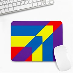 Colorful-red-yellow-blue-purple Small Mousepad by Semog4