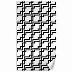 Pattern-monochrome-repeat Canvas 40  X 72  by Semog4