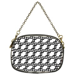 Pattern-monochrome-repeat Chain Purse (one Side) by Semog4