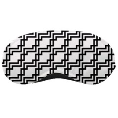 Pattern-monochrome-repeat Sleeping Mask by Semog4