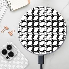 Pattern-monochrome-repeat Wireless Fast Charger(white) by Semog4