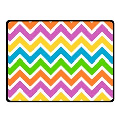 Chevron-pattern-design-texture Fleece Blanket (small) by Semog4