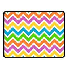 Chevron-pattern-design-texture Two Sides Fleece Blanket (small) by Semog4