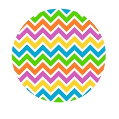 Chevron-pattern-design-texture Mini Round Pill Box (pack Of 3) by Semog4