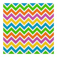 Chevron-pattern-design-texture Banner And Sign 3  X 3  by Semog4