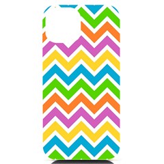 Chevron-pattern-design-texture Iphone 14 Black Uv Print Case