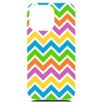 Chevron-pattern-design-texture iPhone 14 Pro Max Black UV Print Case Front