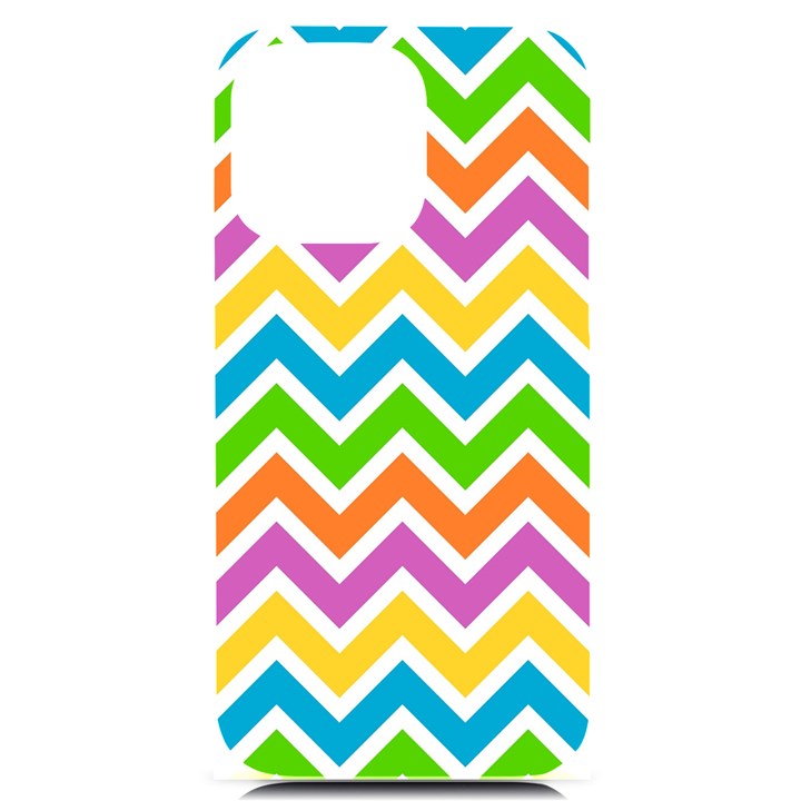 Chevron-pattern-design-texture iPhone 14 Pro Max Black UV Print Case