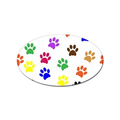 Pawprints-paw-prints-paw-animal Sticker Oval (100 Pack) by Semog4