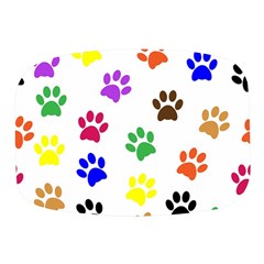 Pawprints-paw-prints-paw-animal Mini Square Pill Box by Semog4