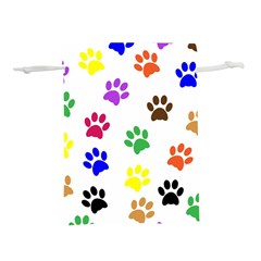 Pawprints-paw-prints-paw-animal Lightweight Drawstring Pouch (l) by Semog4