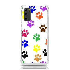 Pawprints-paw-prints-paw-animal Samsung Galaxy S20 6 2 Inch Tpu Uv Case by Semog4