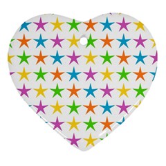 Star-pattern-design-decoration Ornament (Heart)