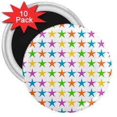 Star-pattern-design-decoration 3  Magnets (10 pack) 