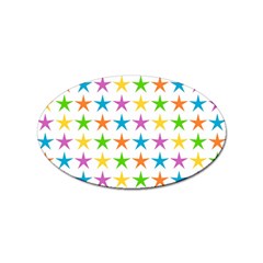 Star-pattern-design-decoration Sticker Oval (100 pack)