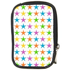 Star-pattern-design-decoration Compact Camera Leather Case