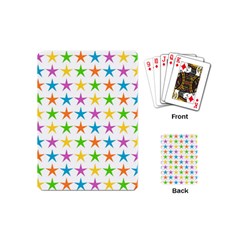 Star-pattern-design-decoration Playing Cards Single Design (Mini)