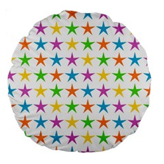 Star-pattern-design-decoration Large 18  Premium Round Cushions