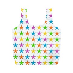 Star-pattern-design-decoration Full Print Recycle Bag (M)