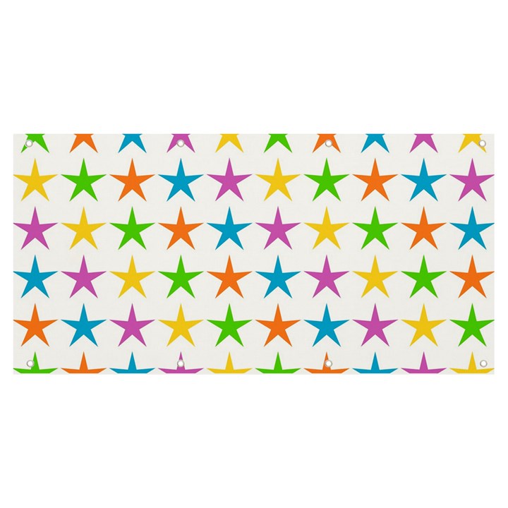 Star-pattern-design-decoration Banner and Sign 8  x 4 