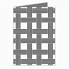 Seamless-stripe-pattern-lines Greeting Cards (pkg Of 8) by Semog4