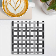 Seamless-stripe-pattern-lines Uv Print Square Tile Coaster  by Semog4