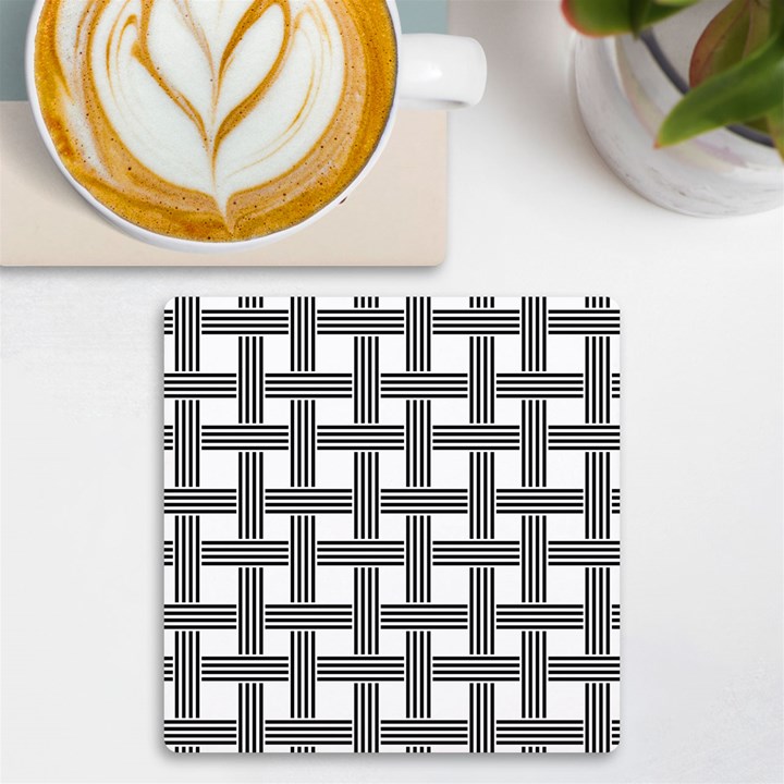 Seamless-stripe-pattern-lines UV Print Square Tile Coaster 