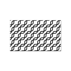 Diagonal-stripe-pattern Sticker (rectangular) by Semog4