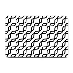 Diagonal-stripe-pattern Small Doormat by Semog4