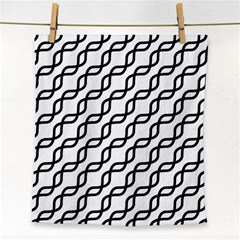 Diagonal-stripe-pattern Face Towel by Semog4