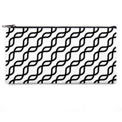 Diagonal-stripe-pattern Pencil Case by Semog4