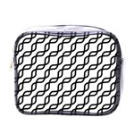 Diagonal-stripe-pattern Mini Toiletries Bag (One Side) Front