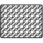 Diagonal-stripe-pattern Two Sides Fleece Blanket (Medium) 58.8 x47.4  Blanket Front