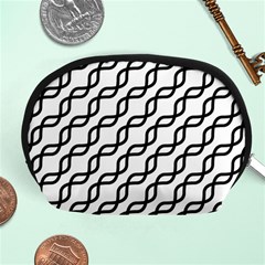 Diagonal-stripe-pattern Accessory Pouch (medium) by Semog4