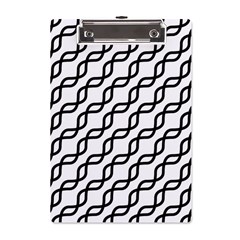 Diagonal-stripe-pattern A5 Acrylic Clipboard