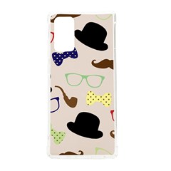 Moustache-hat-bowler-bowler-hat Samsung Galaxy Note 20 Tpu Uv Case by Semog4