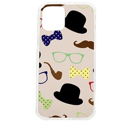 Moustache-hat-bowler-bowler-hat Iphone 12 Pro Max Tpu Uv Print Case by Semog4