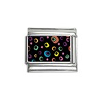 Abstract-background-retro-60s-70s Italian Charm (9mm) Front