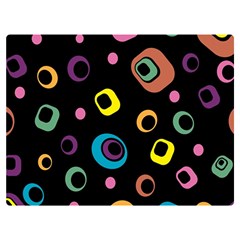 Abstract-background-retro-60s-70s Premium Plush Fleece Blanket (extra Small)