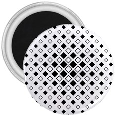 Square-diagonal-pattern-monochrome 3  Magnets